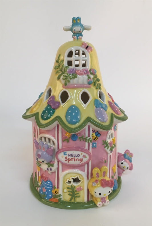 Blue Sky Clayworks Hello Kitty and Friends Easter Candle House, Home & Kitchen Accessories, Ceramic, 23271