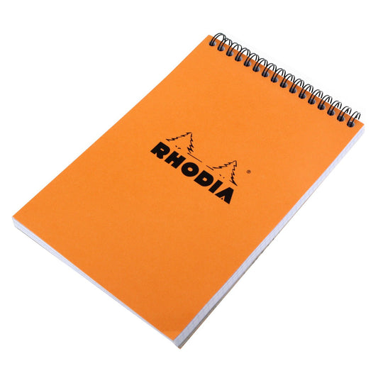 Rhodia No.16 Top Wirebound Notebook, Graph Paper, Orange (16500)