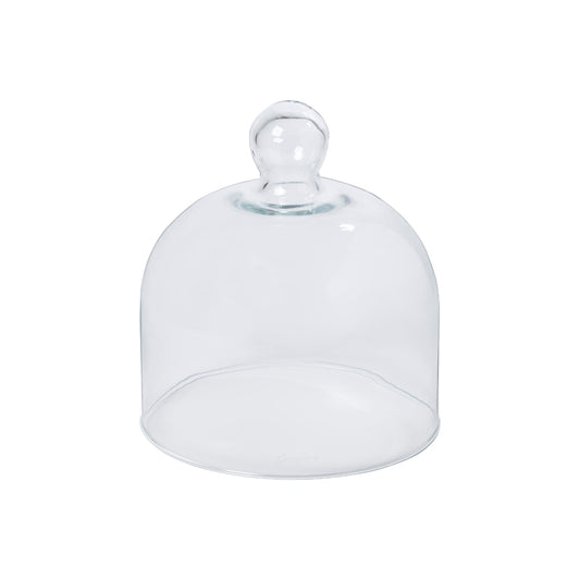 Casafina Glass Dome Cloche - Size Options | Arcade Collection | Mouth-Blown Handmade Cake & Dessert Cover | Food Safe Decorative Glassware | Restaurant Quality Serveware | Keep Food Items Fresh |
