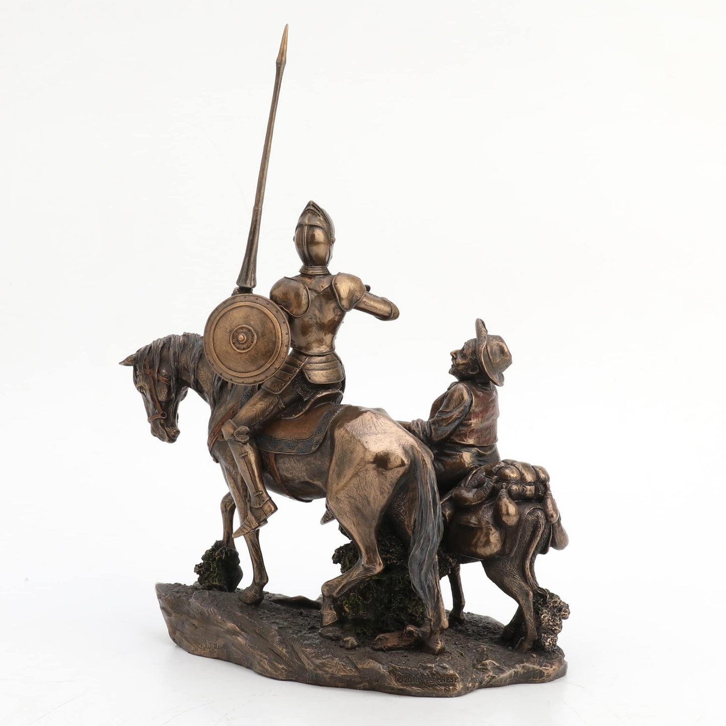 Unicorn Studios Don Quxote & Sancho Panza, Cold Cast Bronze