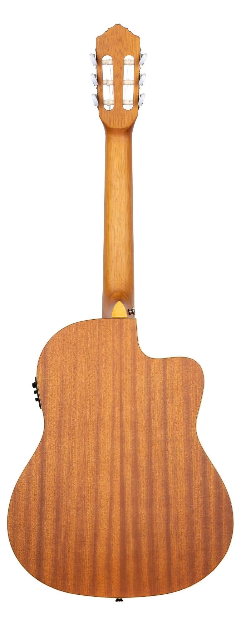 Ortega Guitars Family Series Thinline Acoustic-Electric Left-Handed Nylon Classical 6-String Guitar w/Bag, (RCE125SN-L)