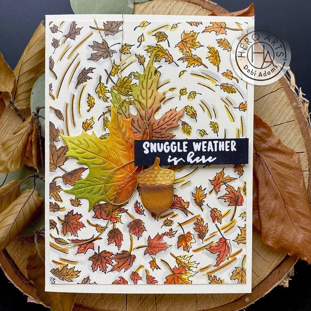 Hero Arts DI951 Fancy Dies, Autumn Leaves