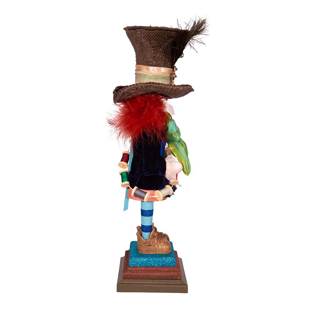 Kurt S. Adler, Inc. HA0381 Kurt Adler 18" Hollywood Mad Hatter Nutcracker, Multicolor, Standard