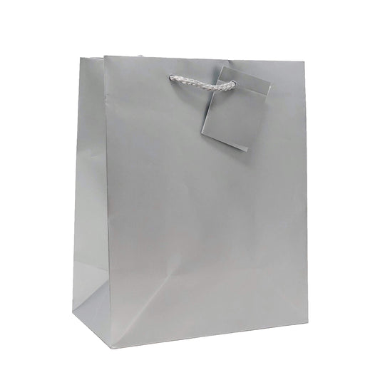 allgala 12PK Value Premium Solid Color Paper Gift Bags