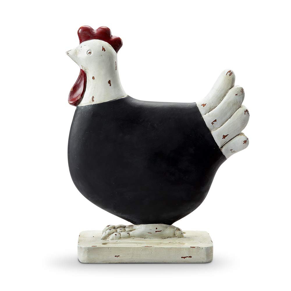 SPI Chicken Bacon Farmhouse Chalkboard, 12"H x 4"W x 4"D, Black White Red