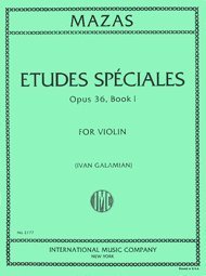 Etudes Speciales Op. 36 for Violin