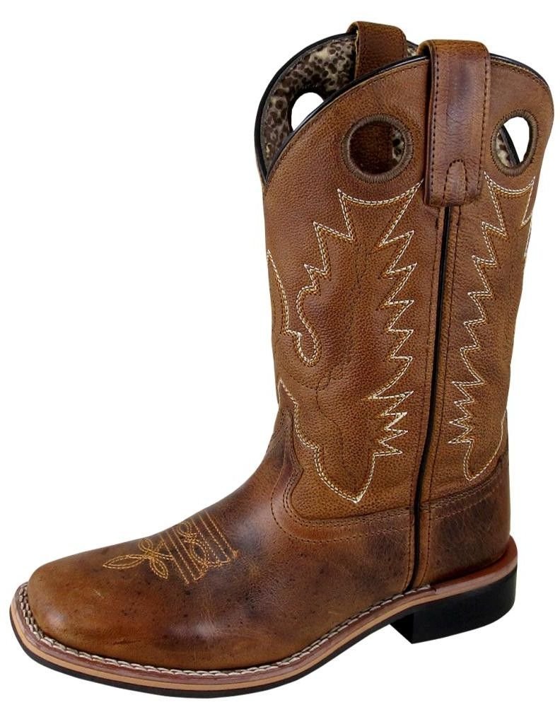 Smoky Mountain Boots | Napa Series | Women’s Western Boot | 10-Inch Height | Square Toe | Durable Leather | Rubber Sole & Block Heel | Tricot Lining & Leather Upper | Steel Shank | PVC Welt