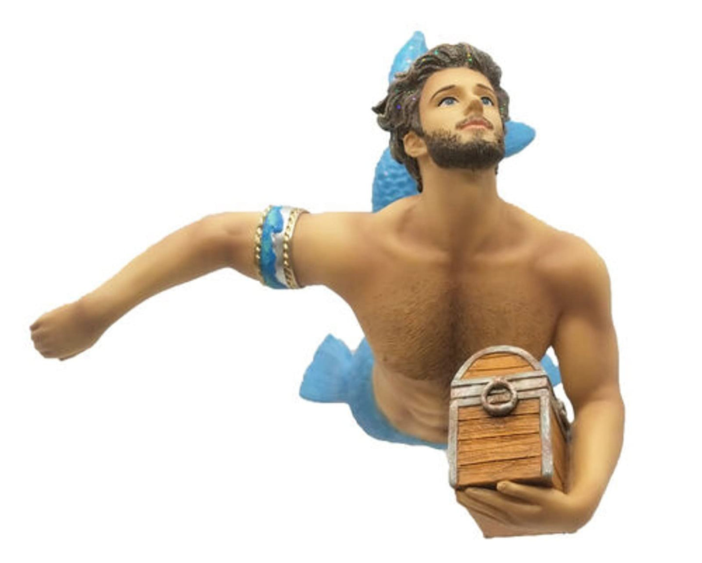 December Diamonds 55-55168 Treasure Trail Merman Ornament