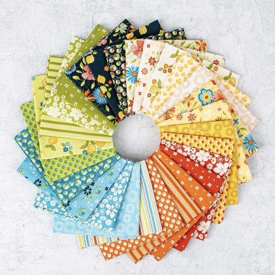 Sandy Gervais Here Comes The Sun 27 Fat Quarters Riley Blake Designs FQ-14810-27, Assorted