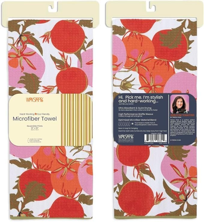 WerkShoppe Heirloom Tomatoes Microfiber Towel