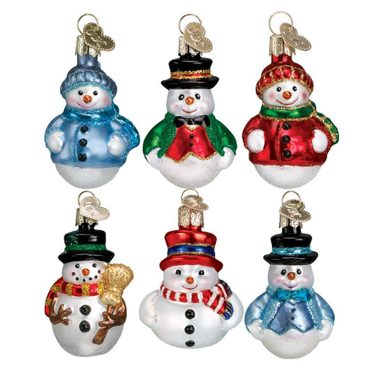 Old World Christmas Ornaments: Mini Ornamen Sets Glass Blown Ornaments for Christmas Tree
