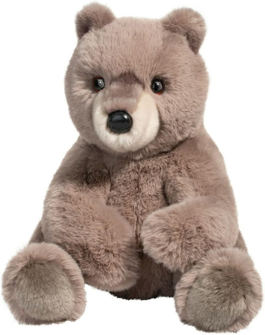 Douglas Truman Grey DLUX Bear Cuddle Toy 14 inch Plush Stuffed Animal Teddy
