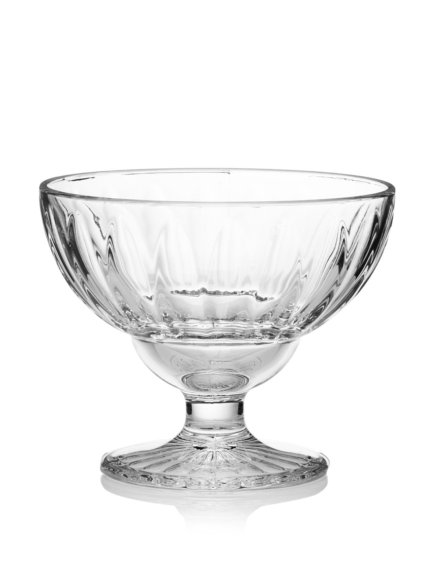 La Rochere Set Of 6, 13.50 oz. Classic "Elise" Footed Ice Cream Coupe,Clear