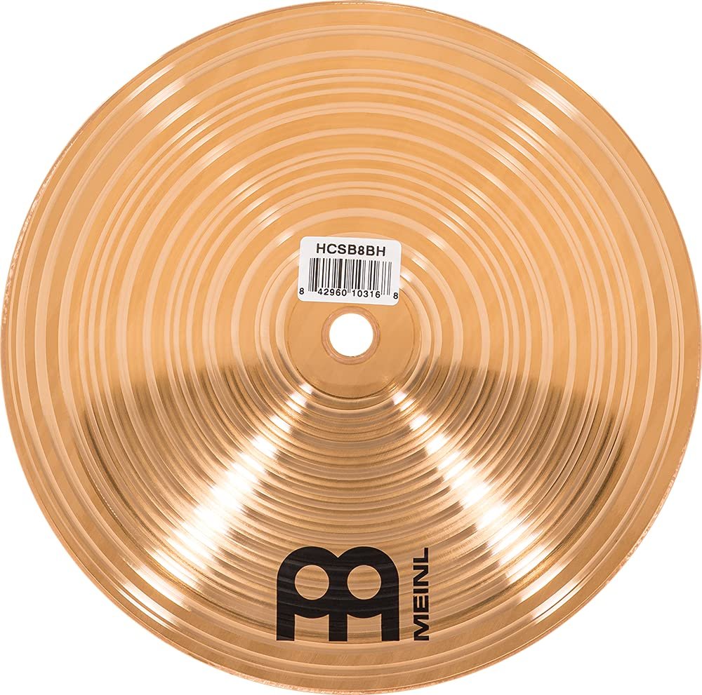 Meinl Cymbals 8” Bell, High Pitch – HCS Traditional Finish Bronze for Drum Set, Made in Germany, 2-Year Warranty, (HCSB8BH)