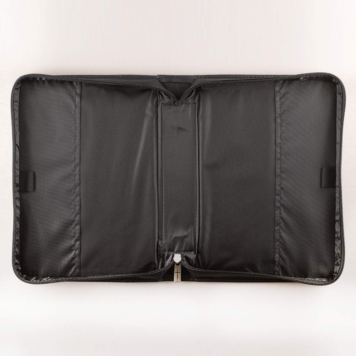 Christian Art Gifts Men's Classic Bible Cover Guidance Proverbs 3:6, Black Faux Leather