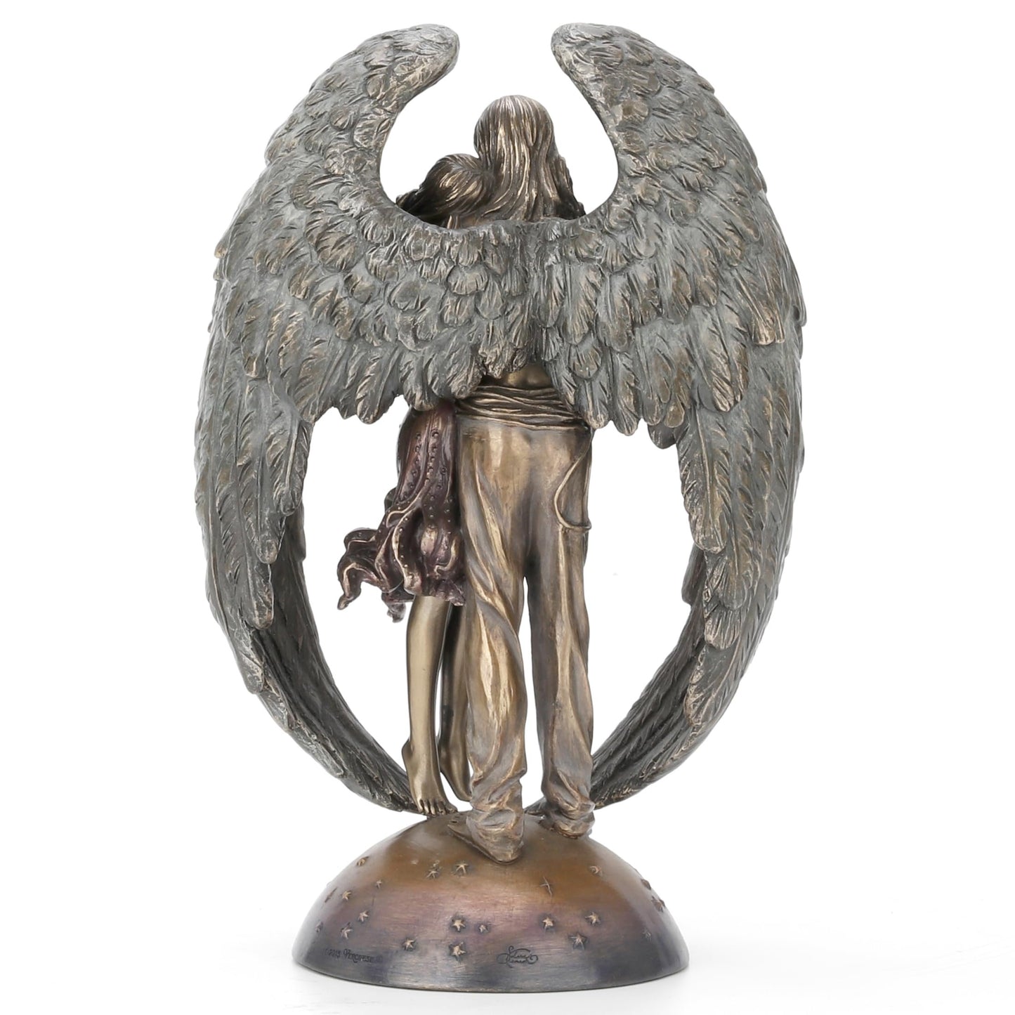 Unicorn Studios 10 1/4 Inch Guardian Angel Statue Cold Cast Resin Bronze Finish by Selina Fenech