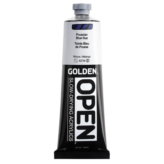 OPEN Slow-Drying Acrylics by GOLDEN, Violet and Blue, Professional Acrylic Paint