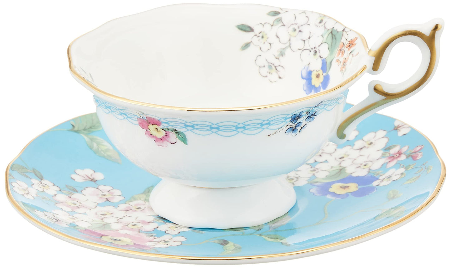 Wedgwood Wonderlust Apple Blossom Teacup & Saucer Set