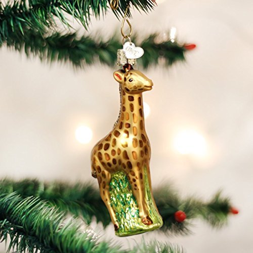 Old World Christmas Ornaments: Zoo and Wildlife Animals Glass Blown Ornaments for Christmas Tree