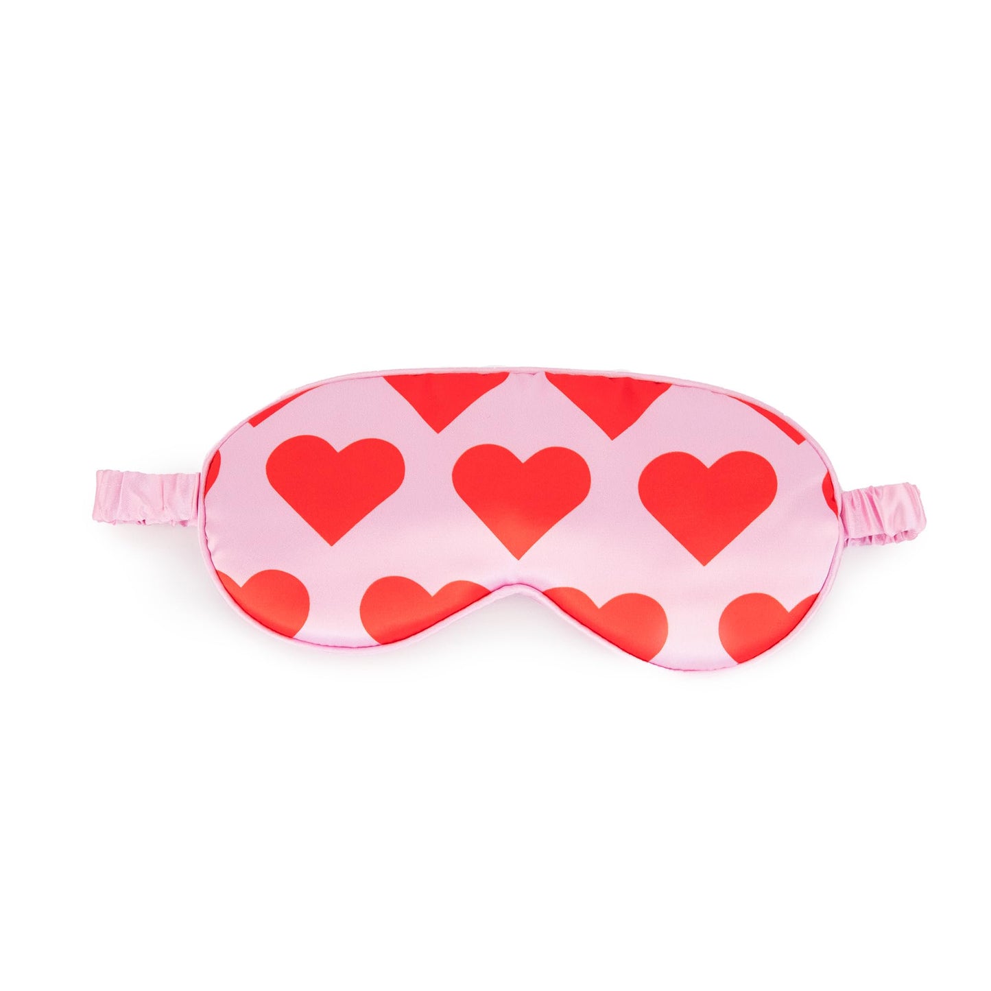 Dream of Love Sleep Mask – Pink Heart Eye Mask for Light Blocking, Travel & Home Use