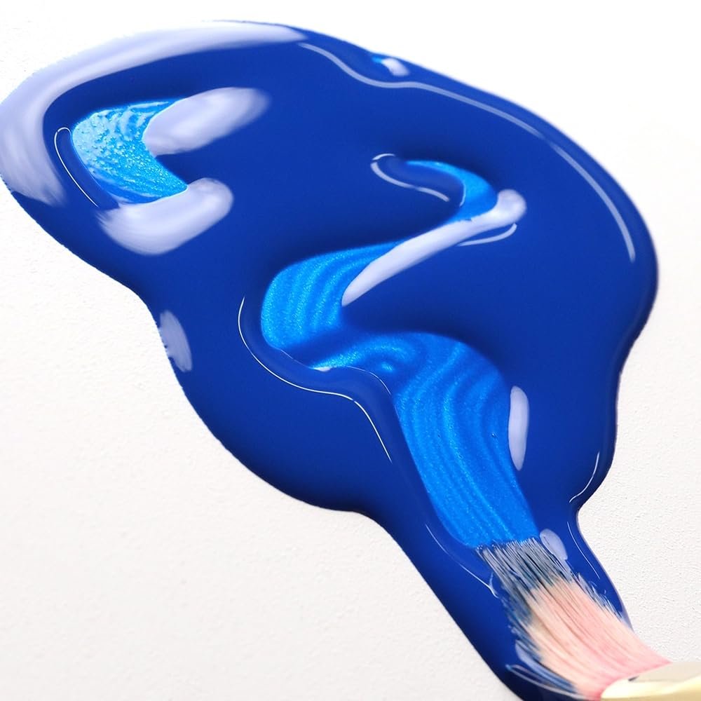 High Flow Acrylics by GOLDEN, Primary Cyan, 4 fl. oz. Bottle, Professional Acrylic Paint, Transparent