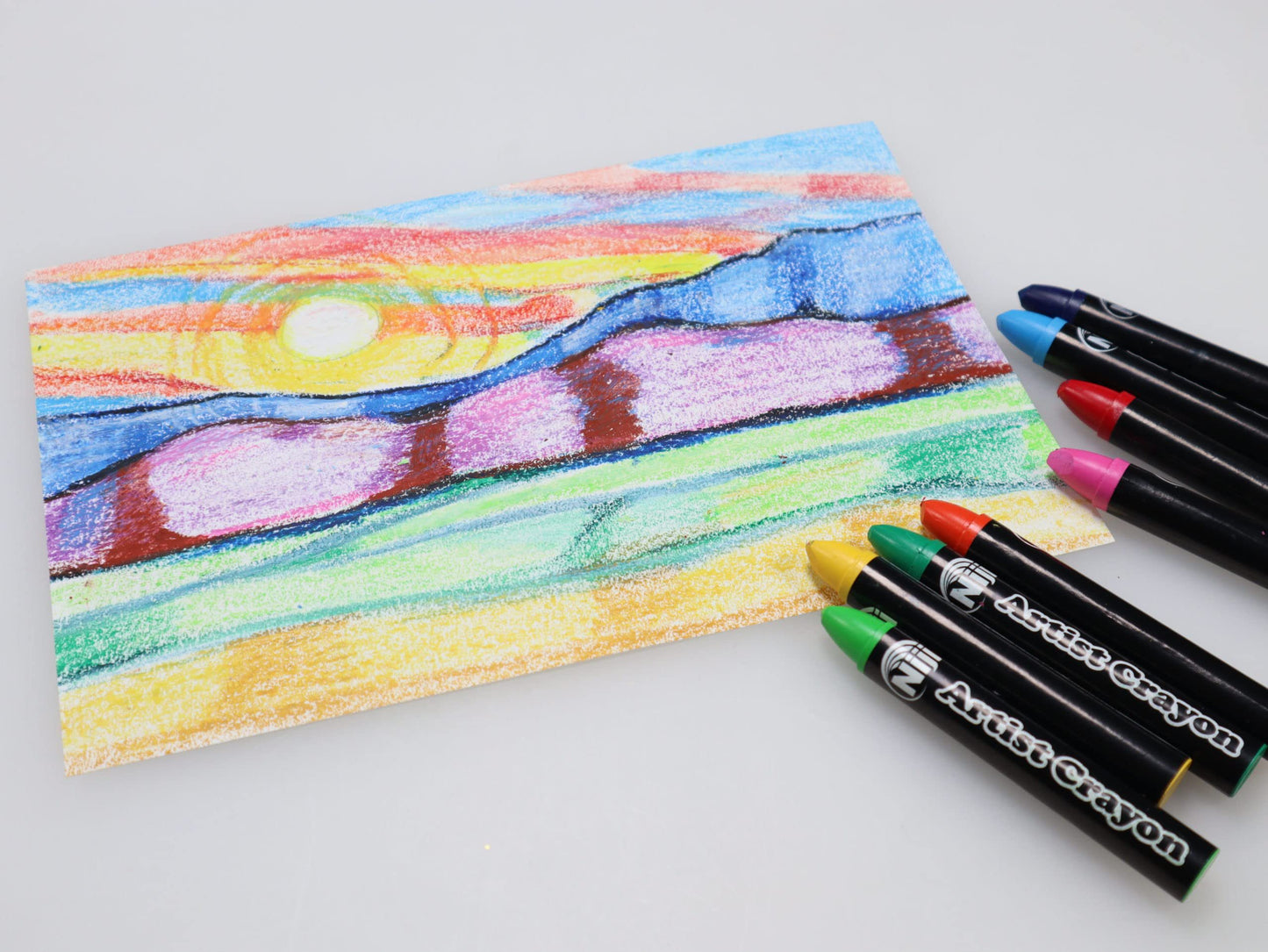Yasutomo Niji Artist Crayon 18 Colors