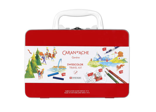 Caran D'Ache Travel Kit, Swiss Color, 3000-223