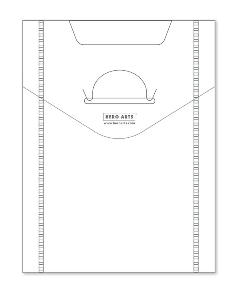 HERO ARTS Storage ENVELOPES 7X9 10PK, Clear