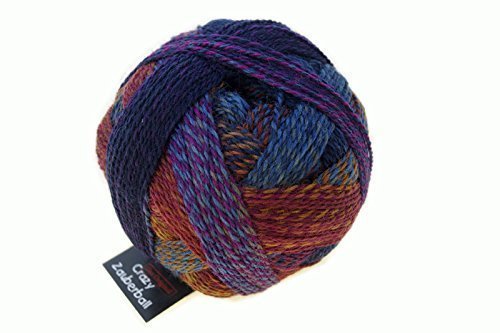 Schoppel Wolle - Zauberball Crazy Knitting Yarn - Maroon/Grays/Rust (# 2248)