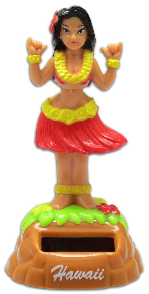 Shaka Hula Girl Solar Dashboard Doll