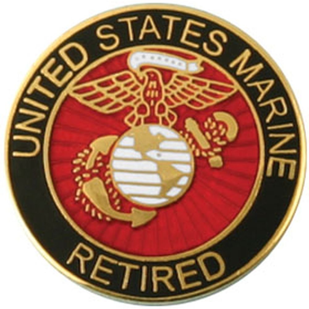 US Marine Corps Retired Lapel Pin