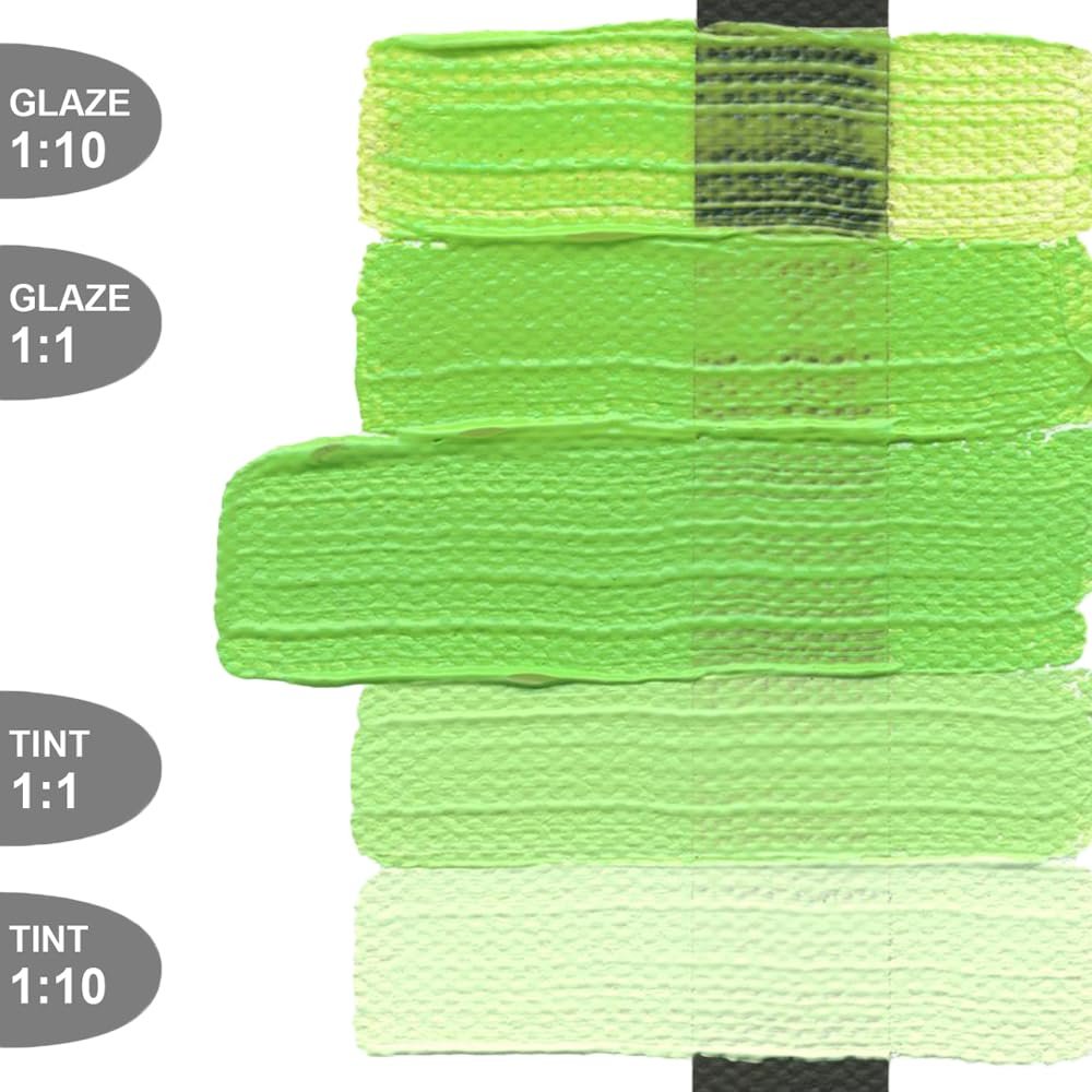 GOLDEN Heavy Body Acrylics, Light Green (Yellow Shade), 5 fl. oz. Tube, Professional Acrylic Paint, Semi-Opaque