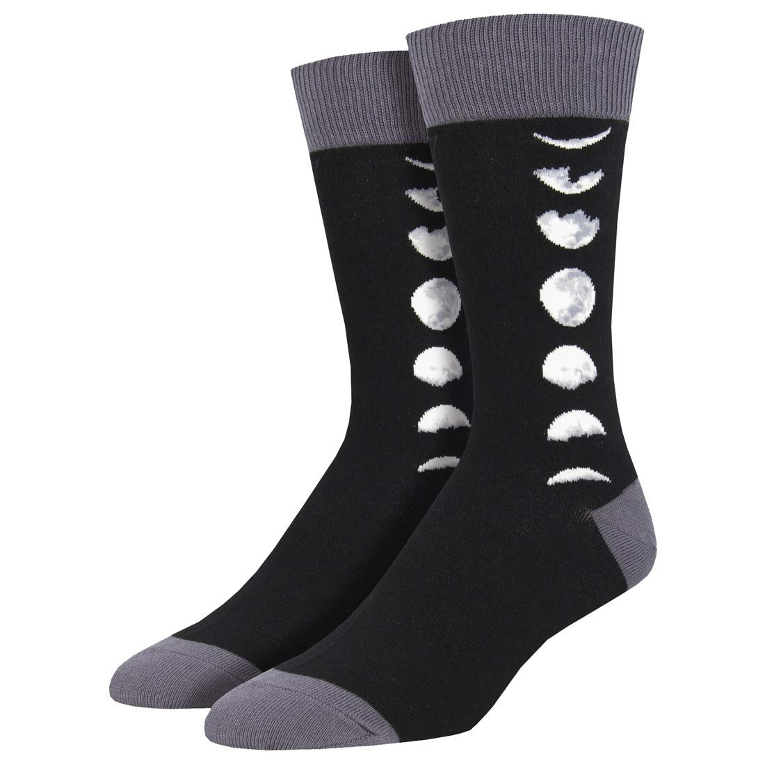 Socksmith Just A Phase Black 10-13 (Men's Shoe Size 7-12.5)