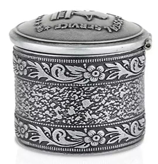United States Postal Service Floral Metal Stamp Coil Dispenser