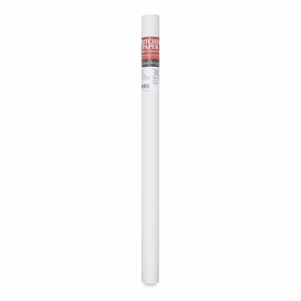 Jack Richeson White Butcher Paper, 30 by 50-Feet
