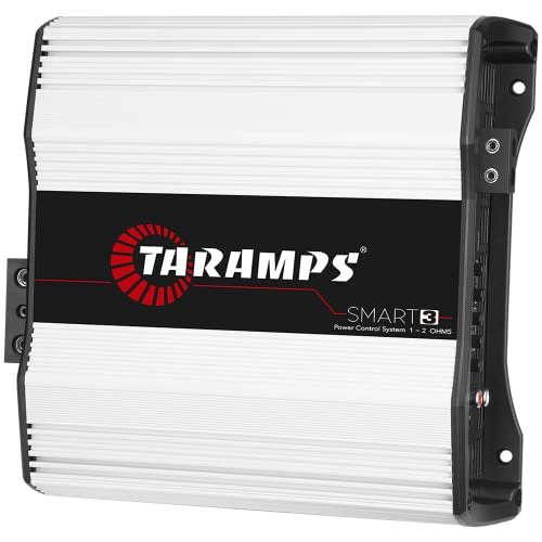 Taramps Smart 3 Amplifier 1 to 2 Ohms 3000 Watts RMS, Multi Impedance, 1 Channel, High Performance, Class D, Monoblock, Great for Subwoofers, Smart 3k