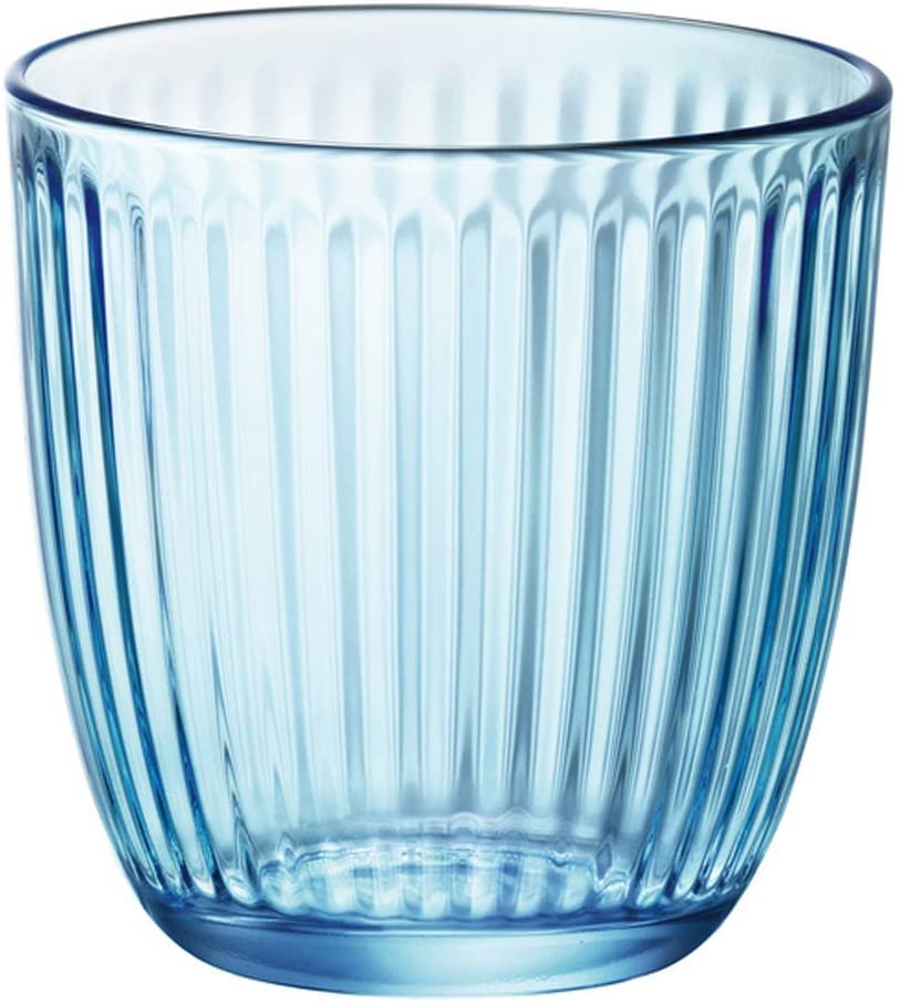 Bormioli Rocco Line Water Glass,Clear, 9.75 oz (Pack of 12)
