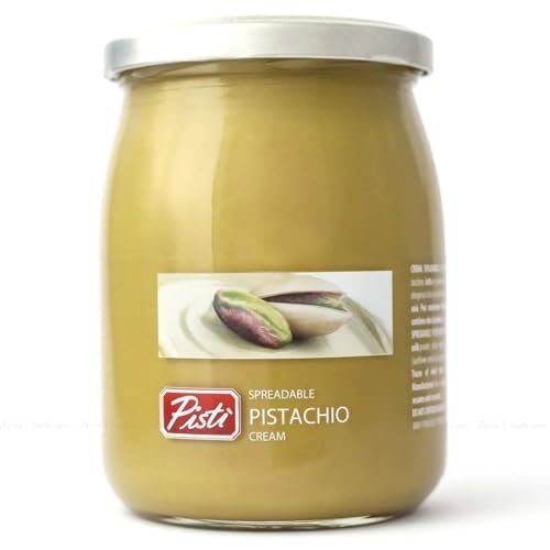 Pisti Sicilian Pistachio Cream Spread 600 g jar – artisanal Italian pistachio nut butter