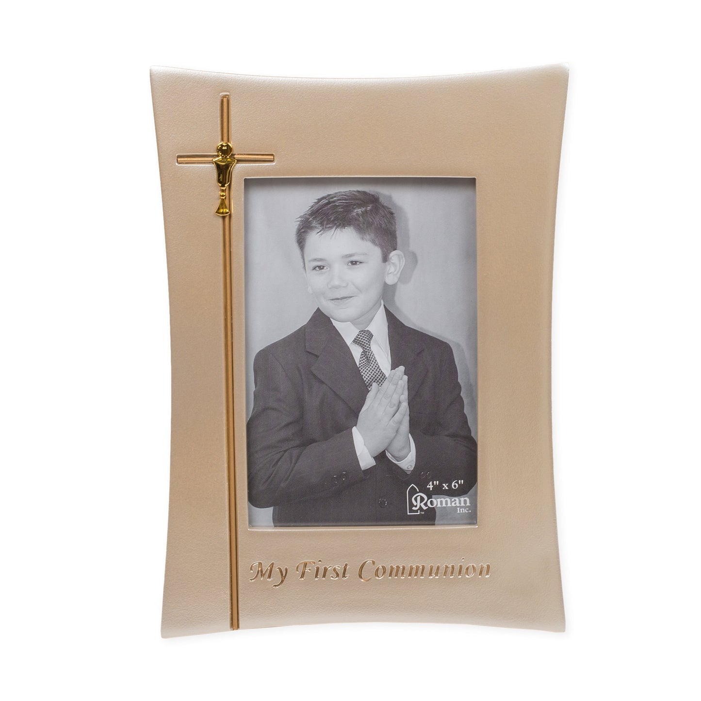 Roman Giftware Inc., Sacraments, First Communion, 9.25" H Communion Frame 4x6,Religious, Inspirational, Durable (6x1x9)