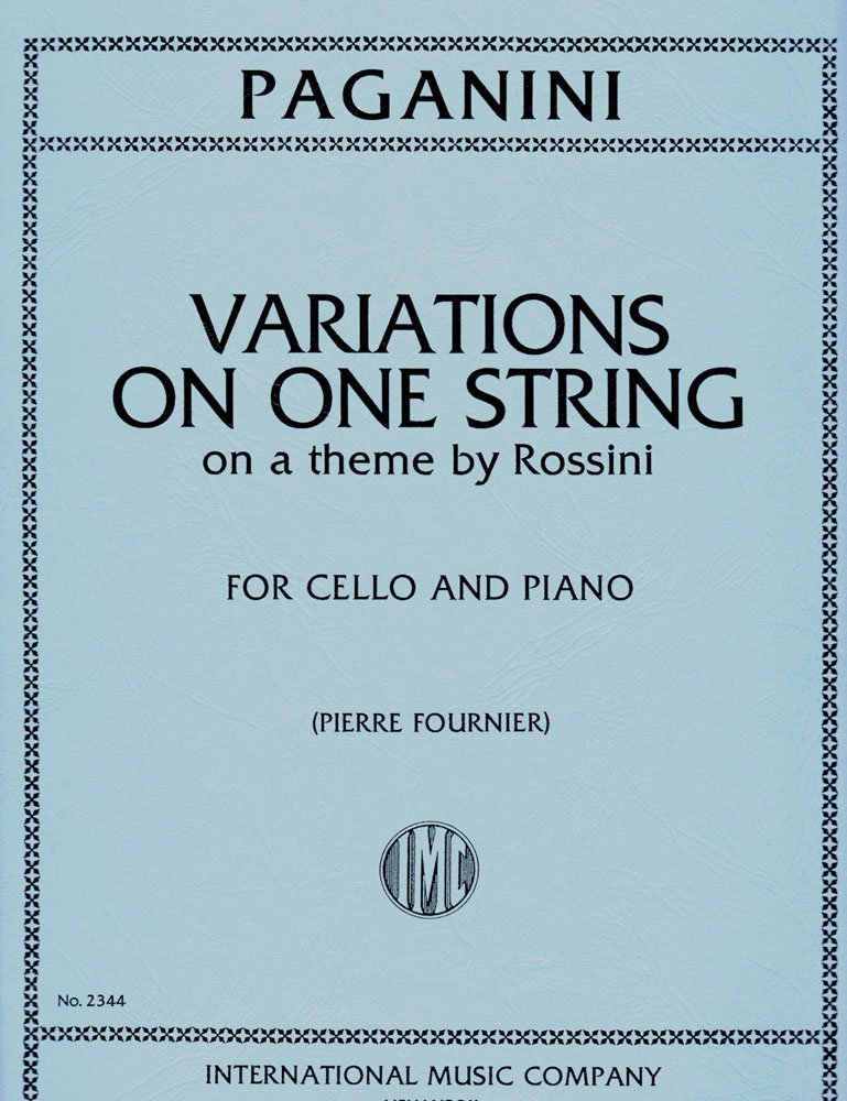 Variations on One String on a Theme from "Moses" for Cello (IMC2344)