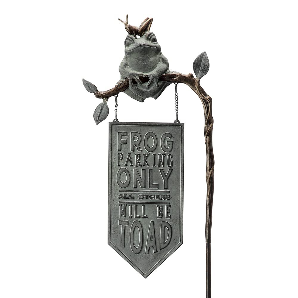 Frog Parking Garden Sign on Stake (All others will be Toad)