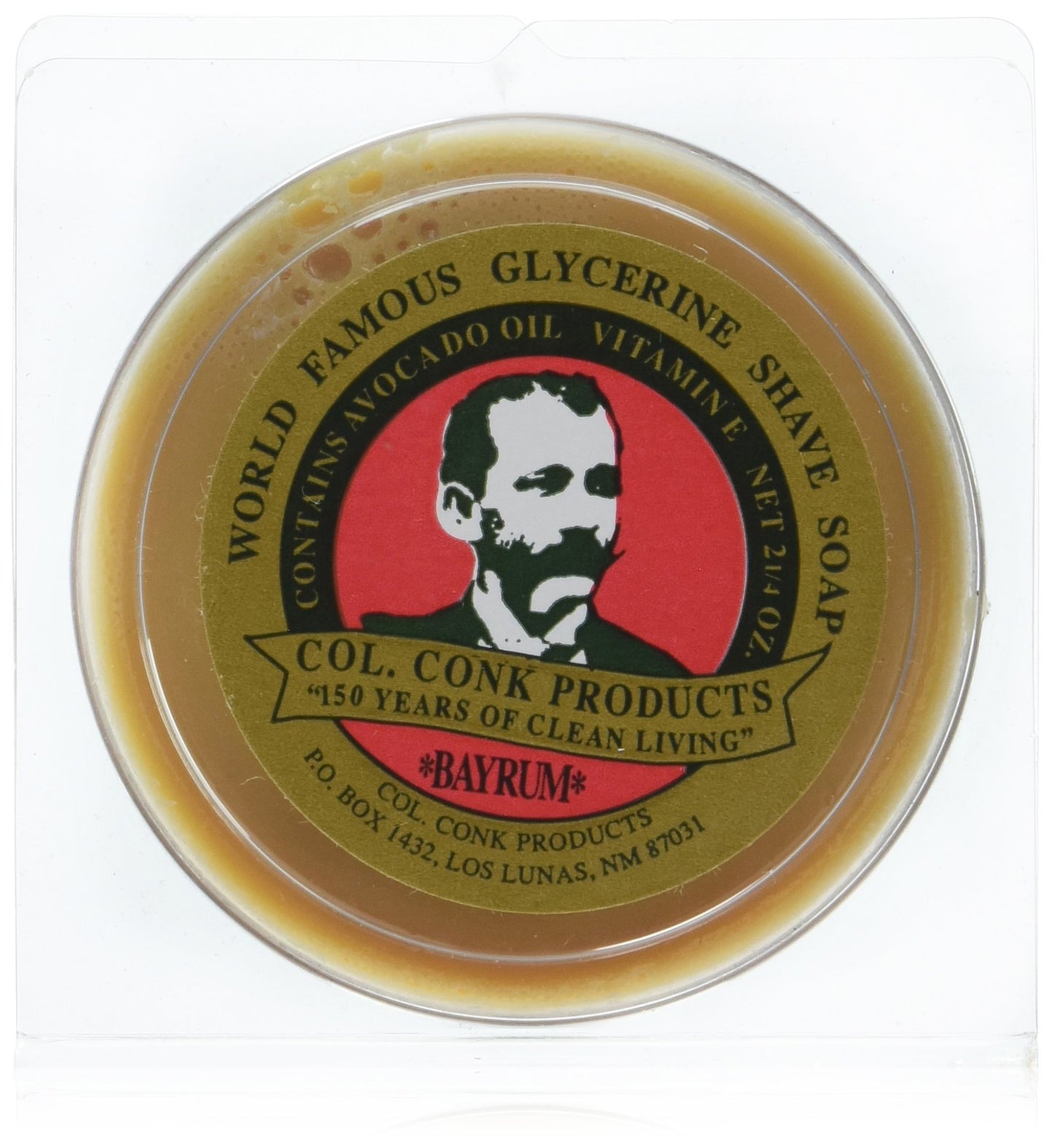 Col. Conk World's Famous Shaving Soap, Bay Rum, 2.25 Oz