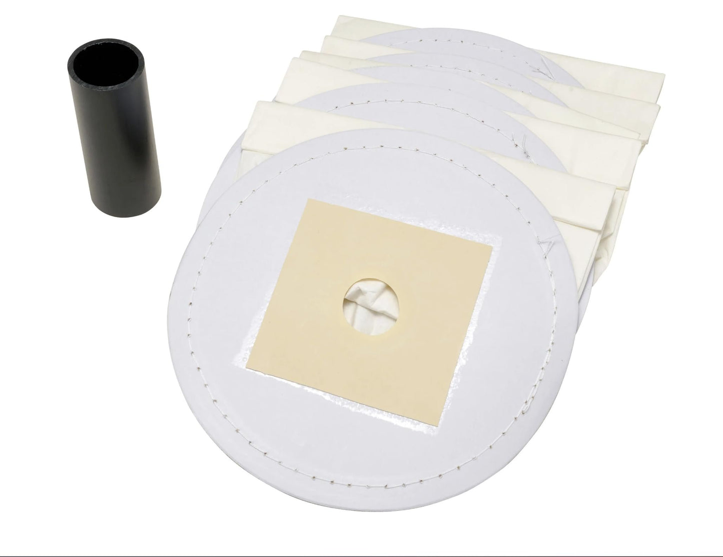 MetroVac DV-5PBA Disposable Bags w/Adaptor Tube - Replacement Bag for DV3, VNB - Long-Lasting, Convenient & Sanitary Vacuum Cleaner Dust Bag