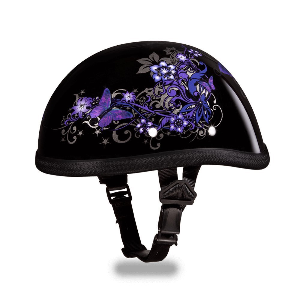 Daytona Helmets Graphics Bicycle Helmets for Men - Novelty Half Helmet with Breathable Liner - Retro Skull Cap – Eagle Headgear with Head Wrap