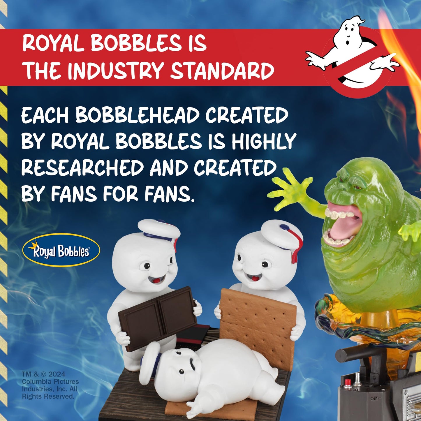 Royal Bobbles Ghostbusters: Afterlife Mini-Pufts Rocket Bobblescape – 6 Inches Tall – Collectible Bobblehead Statue