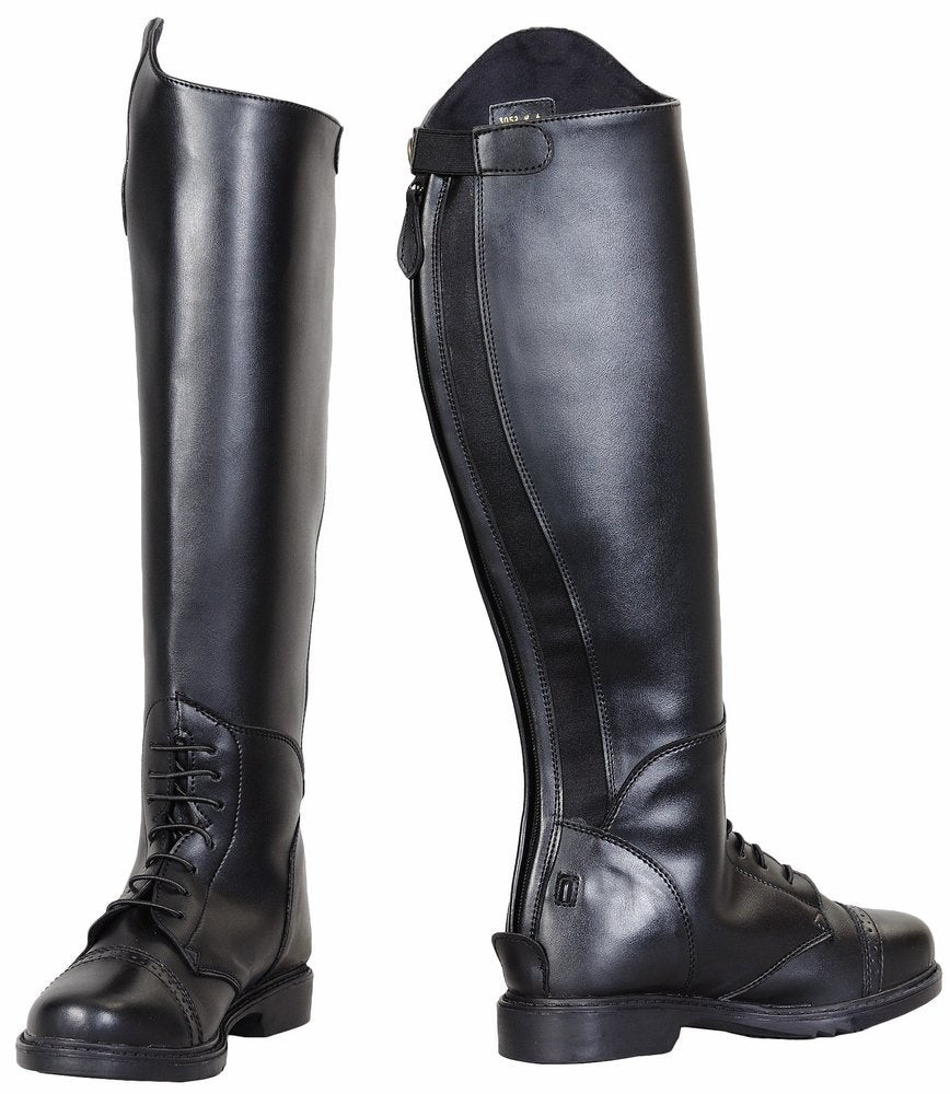 TuffRider Kid's Starter Back Zip Field Boots in Synthetic Leather