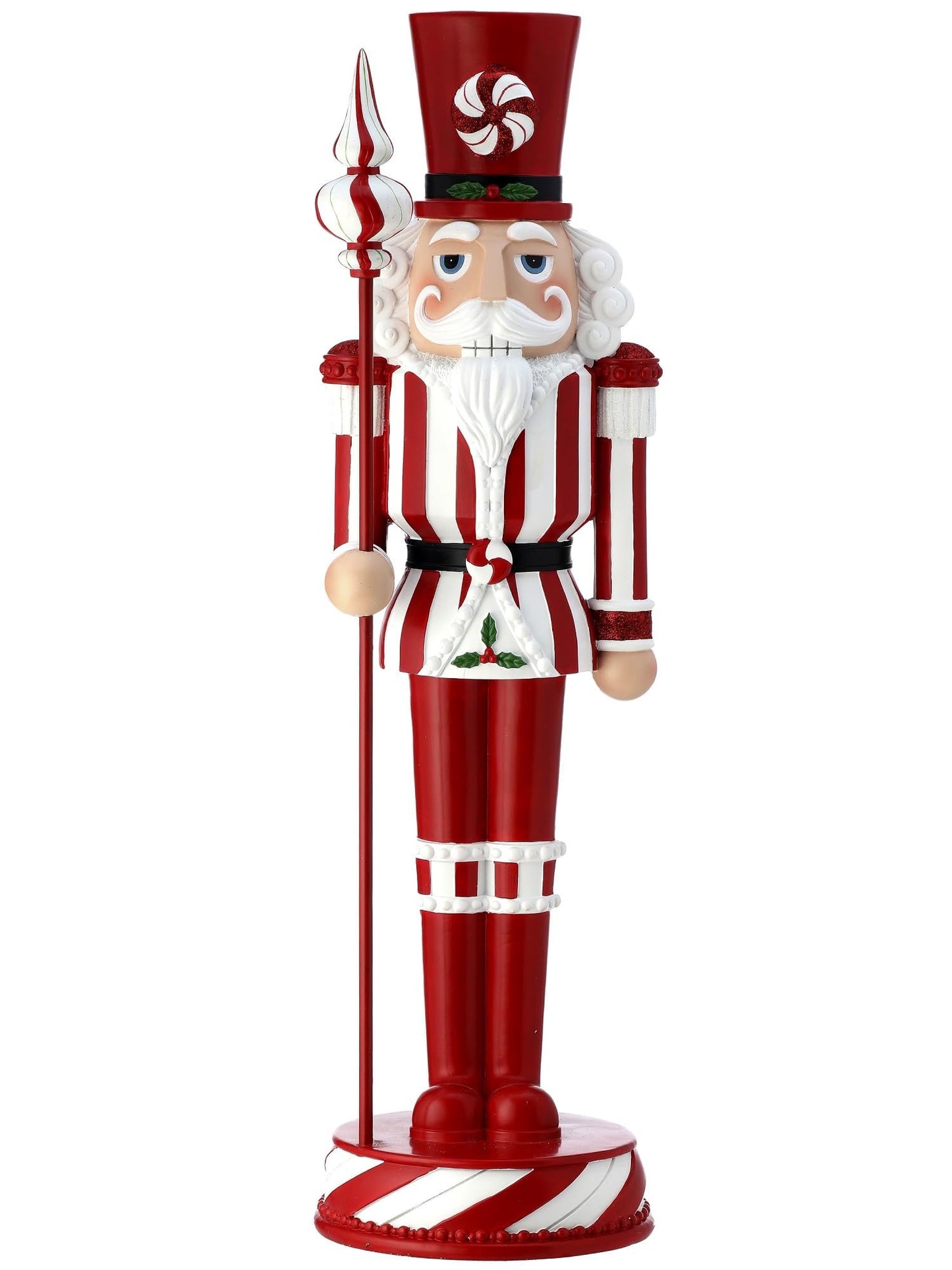Regency International 13" Resin Peppermint Nutcracker