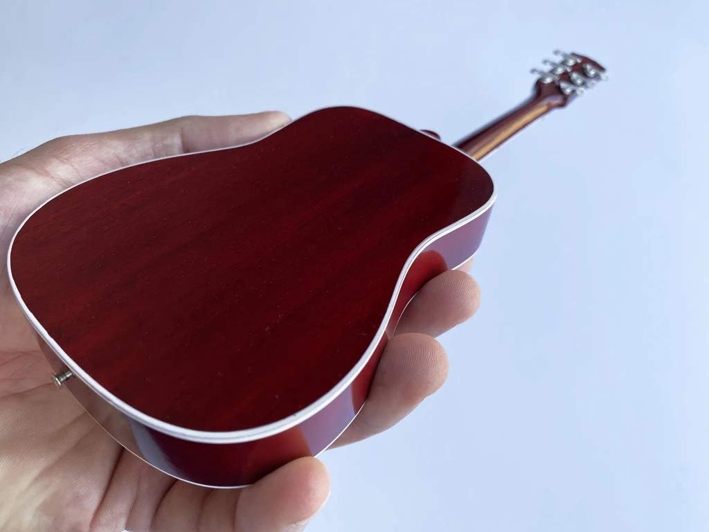 Axe Heaven Hummingbird Guitar Vintage Cherry 1:4 Scale Mini Replica Model