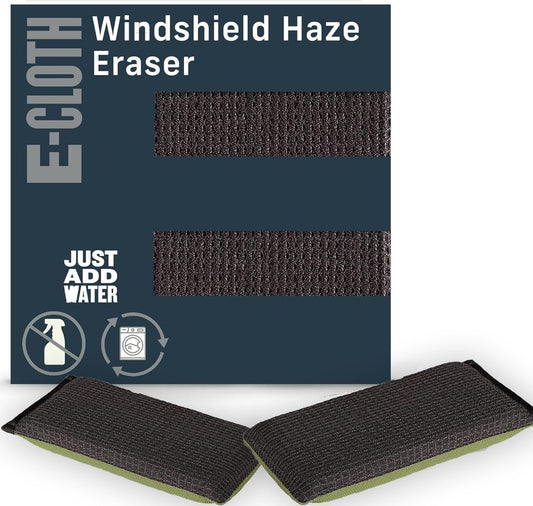 E-Cloth Windshield Haze Eraser, Auto Glass Cleaner