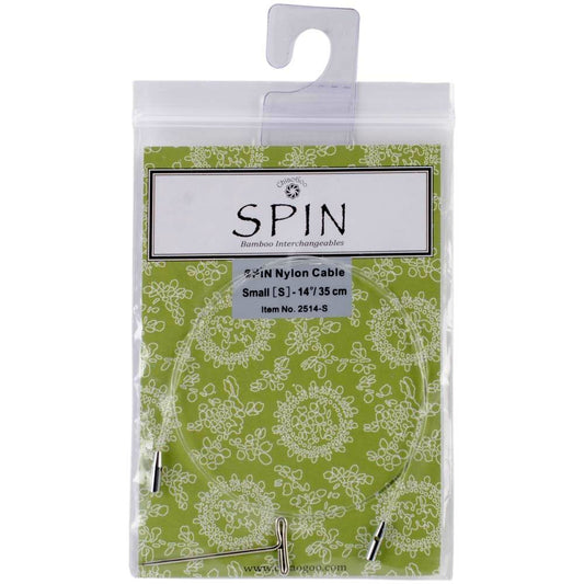 ChiaoGoo Cable 14 inch (35cm) with Key for Spin Interchangeable Small Knitting Needle Set 2514-S